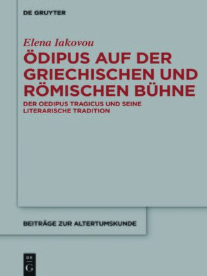 cover image of Ödipus auf der griechischen und römischen Bühne